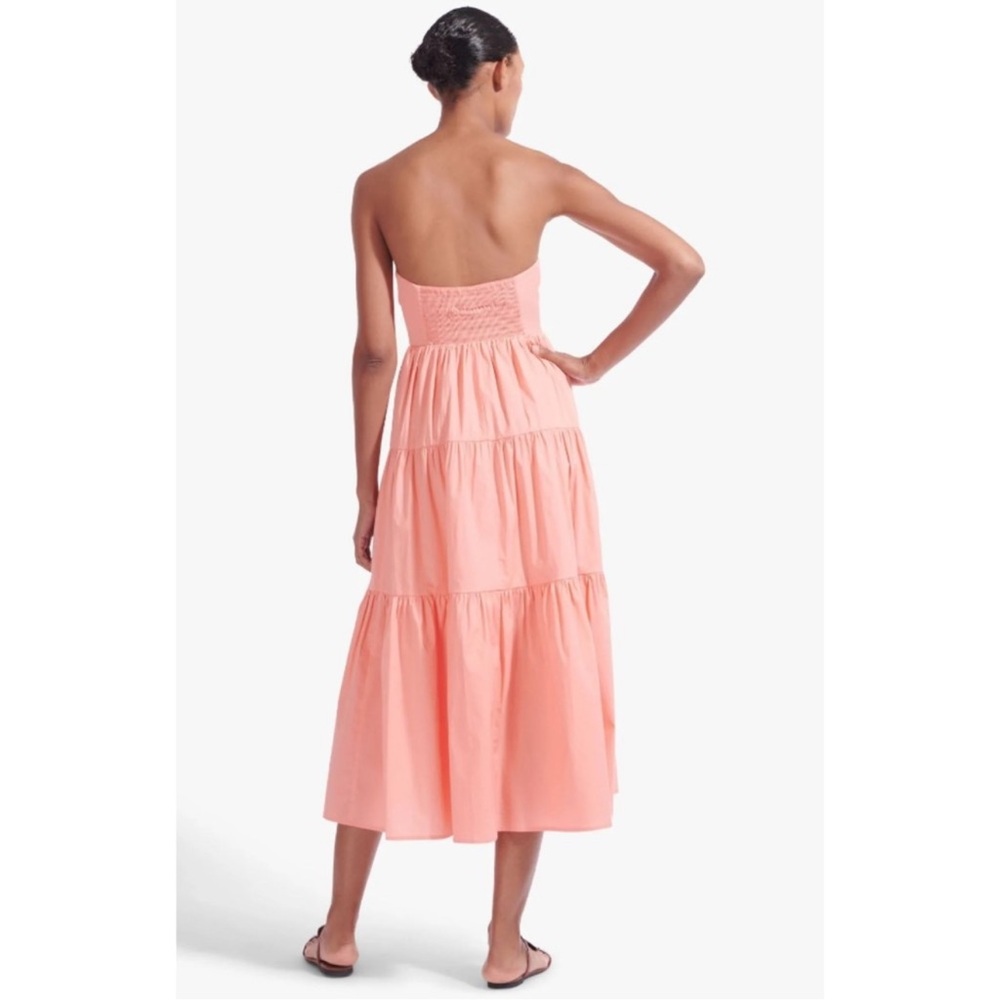 STAUD Strapless Button-Down Dress - Picture 2 of 8